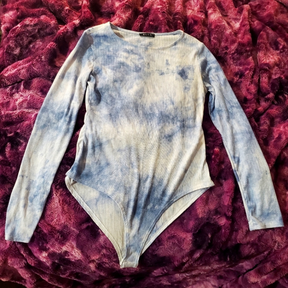 Sky blue bodysuit